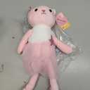 Plush Ballerina Dolls Kitten Cat Stuffed Animals Toys Ballet Dance Recital Gifts for Girls 15.5 Inches (Pink)