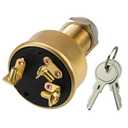 Boat Ignition Switch with Keys 3 Terminals 3 Position Off-On-Start 12Volt 15A Marine Ignition Switch MP39060-1