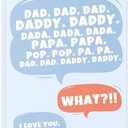 Pack of 2 ALY LOU Dad Birthday Card For Husband Him, Thank you Grandpa Stepdad Greeting Card for Parents (Dad daddy papa)