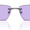 Ray-Ban Rb3731 ANH Butterfly Sunglasses (Gunmetal/Violet)