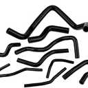 Direct Fit Silicone Radiator Hose Kit for 1992-2000 Del Sol D15 D16 SOHC EG EK - 9 Piece Complete Cooling System Replacement