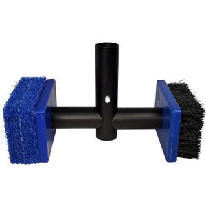 Pool Tile Brush Scrubber 2-in-1 Scrub and Scour Waterline Tile Scale Cleaner - Easily Clean Swimming Pool Tiles Flip Brush