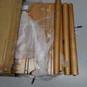 MaxSmeo Nightstand, Mid Century Modern Side Table Bedroom with Storage, Small End Bedside Table with Solid Wood Legs for Living Room, Office Small Spaces (Brown)