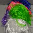 WILLBOND 9 Pieces Short Bob Hair Wigs Multicolored Cosplay Costume Wig Daily Party Hairpiece for Women Girls (Orange, Green, Violet, White, Blue, Pink, Red, Yellow, Sky Blue)