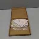 Lanpn Christmas Tree LED Candles 12 Pack, Flameless Taper Candle Battery Operated, Hanging Candles with Remote & Assorted Xmas Crystal Ornaments, Xmas Tree Winter Holiday Home Party Decor, Iridescent