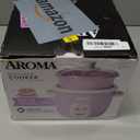 AROMA CoreCoat Rice Cooker with Pop-Up Food Steaming Basket (4 Cups Cooked, 2 Cups Uncooked, 1 Qt)