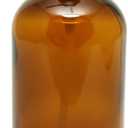 Amber Glass Soap Dispenser
with 304 Stainless Steel Pump 17 oz for Kitchen Dish Soap and Bathroom Hand Soap Bottle