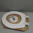 BEMIS 500EC 390 Toilet Seat with Easy Clean & Change Hinges, 1 Pack Round, Cotton White