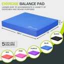 ProsourceFit Exercise Balance Pad, Non-Slip Cushioned Foam Mat & Knee Pad for Fitness and Stability Training, Yoga, Physical Therapy, XL -
