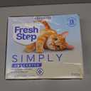 Fresh Step Advanced Simply Unscented Multi Cat Clumping Cat Litter, Low Dust, Odor Control with Activated Charcoal Tech, Compatible in Automatic Litter Boxes, 18.5 lb.
