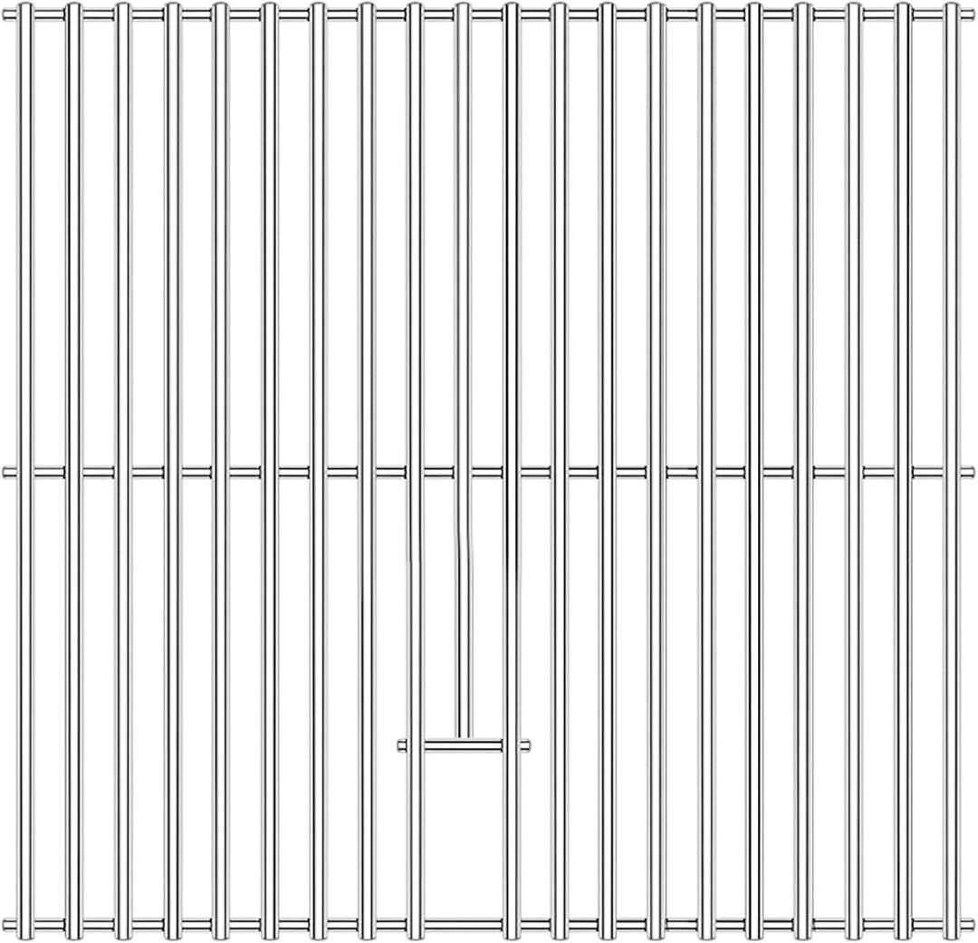 Hisencn Cooking Grates for Home Depot Nexgrill 820-0033, Master Forge 820-0033, Megamaster 820-0033M, 14.5'' x 13 1/7 Stainless Steel Cooking Grids for Nexgrill Replacement Parts