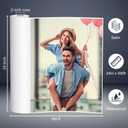 RCdepot1-1 x Premium RC Satin Photo Paper Roll 24 inch x 100 ft Wide Format Inkjet Print (New Upgrade, Resin-Coated Layer in The Back, More Durable More Waterproof, No Easy to Get Wrinkle) Quick Dry