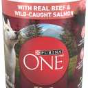 Purina ONE High Protein Wet Dog Food True Instinct Tender Cuts in Dog Food Gravy With Real Beef and Wild-Caught Salmon - (Pack of 12) 13 oz. Cans (EXP 07/31/28)
