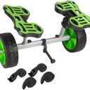 Kayak Cart - 140lb Capacity Canoe Dolly with Airless Tires, Aluminum Frame, and Straps for Small Watercraft - Kayak Accessories by RAD Sportz (Green)
