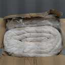 MUXHOMO 7 Pieces King Comforter Set, Soft Bed in a Bag King Size, All Season Bedding Set with Comforter, Flat Sheet, Fitted Sheet, Pillowcases & Shams, Ivory