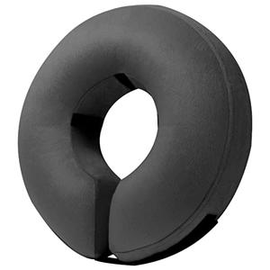 BENCMATE Inflatable Dog Cone Collar Alternative, Soft Dog Cone for Small Medium Large Dogs and Cats, Neck Recovery ECollar Donut Collar After Surgery (XLarge, Dark Grey)
