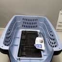 Petmate Dog Crates for Small Dogs & Cat Carriers, Two-Door Plastic Pet Kennel, Top & Front Loading, Made in USA, 24", Blue