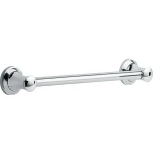 Delta Transitional (1-Pack) 18" Shower Grab Bar Seniors ADA Compliant Polished Chrome 450 lb Capacity Bathroom Safety Handle for Shower, Bathtub | Wall Mounted Balance Assist, Grip Bar 41718