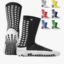Lux Dual Grip Socks - Soccer Grip Socks for Men and Women. GripArray Performance & Comfort Black No Size