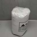 5 STARS UNITED Knee Pillow for Back Sleeping – Memory Foam Cushion for Sciatica Pain Relief – Under Leg Support for Sleeping on Back – Large Half Moon Bolster for Bed, White