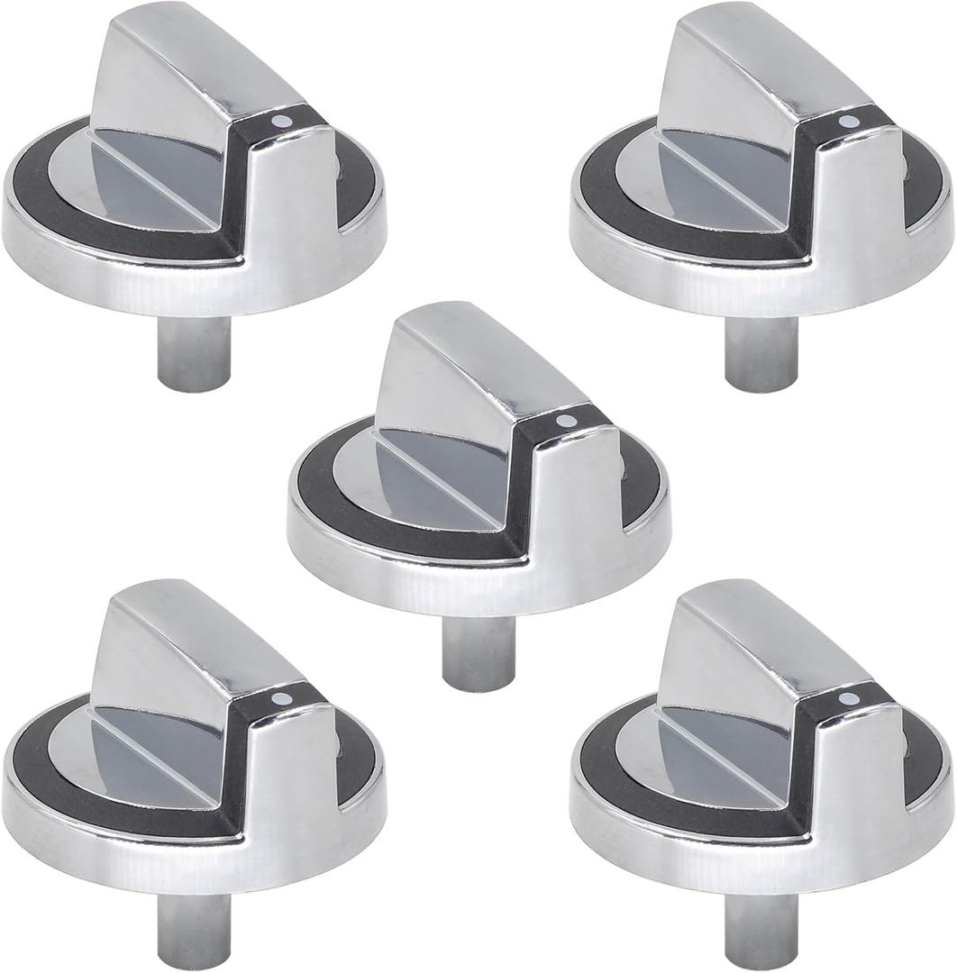 W10284885 Control Knob Compatible with Whirlpool G7CG3665XS00 G7CG3064XB00 G7CG3064XS00 G7CG3665XB00 Replaces 1874811 AP6018699 PS11752001 EAP11752001 PD00005137 (5)