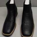 Rvminyta Cowboy Boots for Men Square Toe Chelsea Boots Mens Western Ankle Boot Slip On Casual Dress Boot Size 10.5