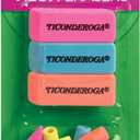 Dixon Ticonderoga Office & School Eraser Combination Set, 15 Eraser Multi-Pack, Multicolored (38931)