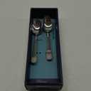 Gourmet Basics by Mikasa 5199212 Satin Symmetry Stainless Steel Teaspoon, Set of 10