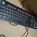 RK ROYAL KLUDGE S108 Typewriter Keyboard, Retro Mechanical Gaming Keyboard Wired 108 Keys with RGB Backlit Sidelight, Detachable Wrist Rest, Round Keycaps Blue Switches - Black