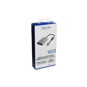 Zgear For Lightning Tip 3.5mm Audio Adapter and Power Converter