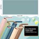 Skyygemm 6 Rolls Bulletin Board Paper Fade Resistant Colored Bulletin Board Paper Roll Bulk for Art Decor Drawing Craft Painting(4 x 24 ft,Boho)
