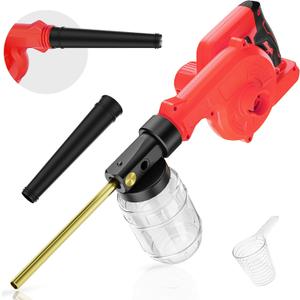 Rozlchar Electric Diatomaceous Earth Duster Compatible for Milwaukee 18V Battery(No Battery), Garden Dust Applicator with 1L Capacity w/7.5" Nozzle, Versatile Leaf Blower & Powder Sprayer