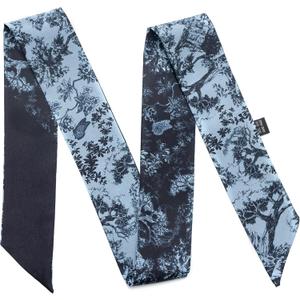 100% Mulberry Silk Scarf for Women Neck, Handbags,Bags, Purse, Hair Head Ribbon Skinny Scarf Silk Headband Scarf (Pattern63)