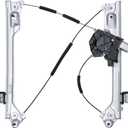 Power Window Regulator w/Motor Compatible with Cadillac Escalade/ESV & Chevrolet Silverado 1500/LD,2500 3500 HD Suburban Tahoe &GMC Sierra 1500/Limited Sierra, Yukon/XL Front Driver Side, Replace 751-724