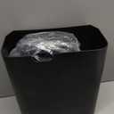 Bonsaii Paper Shredder for Home Use, 3.4 Gal Wastebasket, 6 Sheet Crosscut Paper Credit Cards, Staples, and Clips Shredder for Home Office Use, Portable Handle Design (C237-B New Version)