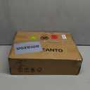 Night Stand Bedside Table Bedroom - Nightstand with Charging Station, Night Stand with LED Light Strip, End Table with U-S-B Ports & AC Outlets, Storage Shelf & 2 Fabric Drawers, Rustic Brown