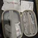 Momcozy M5 Hands Free Breast Pump, Wearable Breast Pump of Baby Mouth Double-Sealed Flange with 3 Modes & 9 Levels, Electric Breast Pump Portable - 24mm (2, Gray)