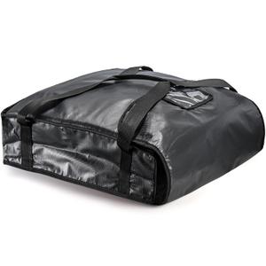 DEAYOU Pizza Bag, Insulated Pizza and Food Delivery Bag, Professional Thermal Pizza Warmer Bag, Hot Pizza Carriers for Transport, Catering, Moisture Free, Heavy Duty, 20" x 20" x 5", Black