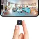 Mini Camera Home Wireless Security Cam Indoor HD Camera Small Smart WiFi House Portable Cameras Tiny House Nanny Body Cam Battery Life Powered Body Cameras 150 Wide Angle Night Vision Motion Detection