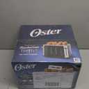Oster 4Slice Toaster Touch Screen Stainless Steel Digital Timer 6 Shade Settings Easy to Clean Removable Crumb Tray