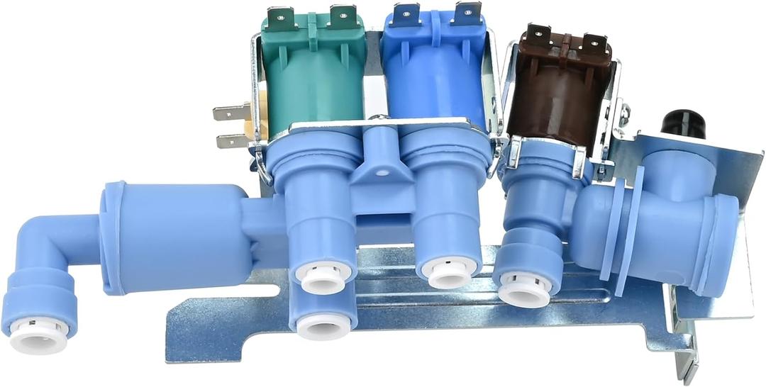 242253002 242102201 Refrigerator Water Inlet Valve Compatible with frigidaire electrolux kenmore crosley etc Refrigerators (Some Models), Replace Number: 2689640, AP5669874, PS7321353, EAP7321353 etc