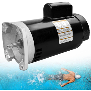 B2855 2HP Pool Pump Motor,56Y Frame | 230V | 3450 RPM B855 Compatible with Century/Smith Pool Pump Motors with Square Flange for Various Above Ground and Underground Swimming Pools