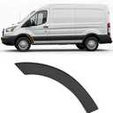 Front Driver Side Fender Trim Compatible with 2015-2023 Ford Transit 150 250 350 350HD Front Left Door Molding Fender Flares BK3Z61278L01AA