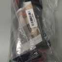 T-Shaped Door Draft Stopper, 1.97 in x 40 Ft Silicone Seal Strip for Windows Gaps, Weather Stripping Seal Strip Shower Sweep, Black