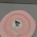 IDOMIK Dog Recovery Collar, Waterproof Soft Dog Cone After Surgery, Comfy Protective Elizabethan Collar Alternative for Dogs Cats, Adjustable Pet Neck Donut Cone Anti-Licking Biting Wounds,Pink,S