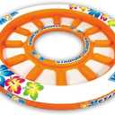 WOW Sports Stadium Islander Inflatable Floating Island - Holds Up to 12 People - Mesh Seating - Multiperson Raft, Large