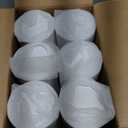 WENPACK 12Pack Paperboard Tube with Lid Round Cardboard Essential Oil Packaging Gift Box Container (3.22" D*4.4" H, White)