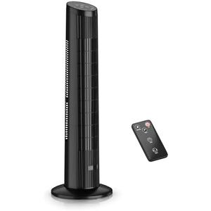 Manastin Tower Fan for Bedroom, Oscillating Fan with Remote, 25ft/s, 25dB Quiet, 3 Speeds&Modes, 15H Timer, 33" Cooling Fans that Blow Cold Air