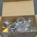 SiliFine 16 Set 2.36 Inch 2026 Mini Graduation Cap Candy Balls Jars, Graduation Party Favors, Clear Plastic Candy Containers with Tassels, Grad Cap Box for DIY, Graduations Party Gifts (Gold)
