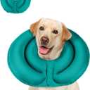 MIDOG Dog Cone Collar for Large Medium Dogs, Soft Inflatable Dog Cone Alternative After Surgery, Adjustable Protective Recovery Cone - Alternative E Collar Does Not Block Vision (Blue, XL, Patented)